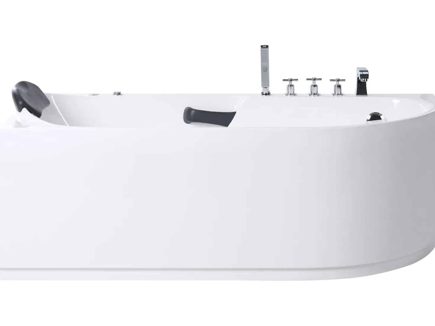 Vasca idromassaggio SAYULA Lato destro 170 x 80 cm Bianco