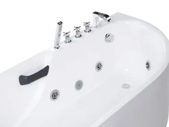Vasca idromassaggio SAYULA Lato destro 170 x 80 cm Bianco