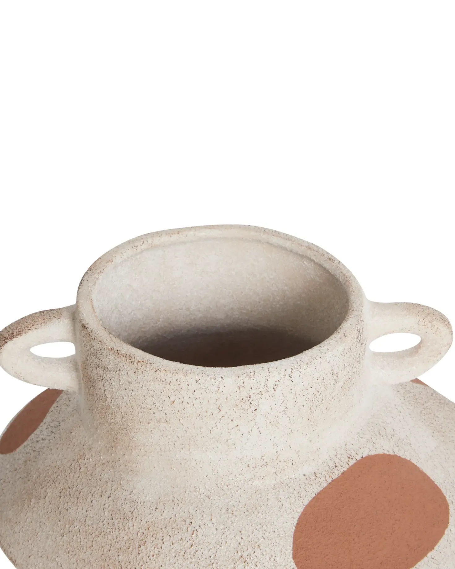 Vaso da fiori ALOSIDAE Gres porcellanato 19 cm Beige chiaro