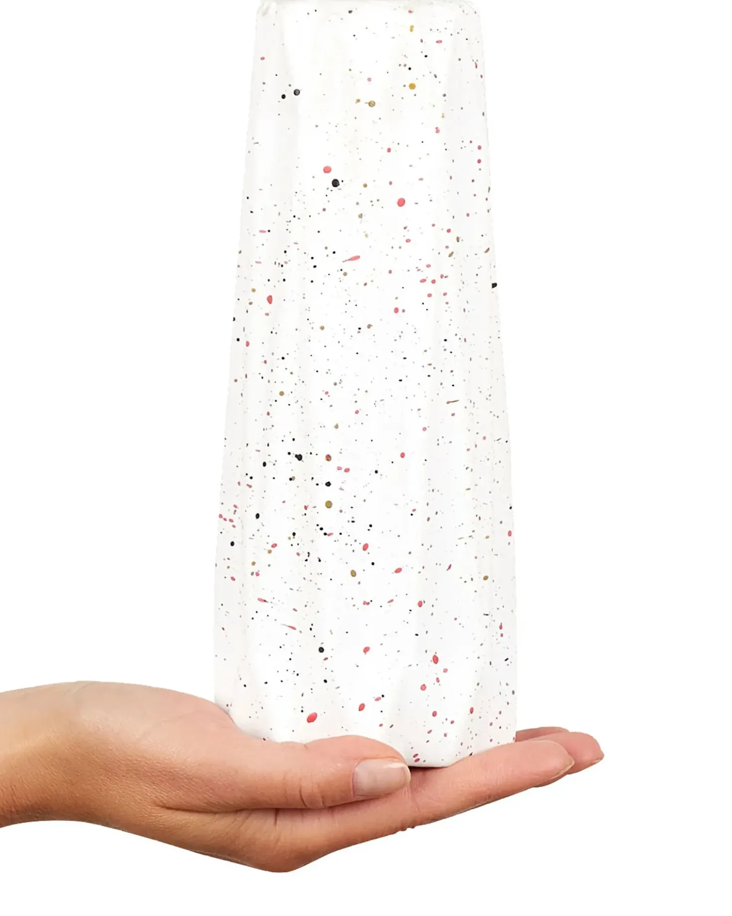 Vaso da fiori AMALIADA Gres porcellanato 24 cm Bianco