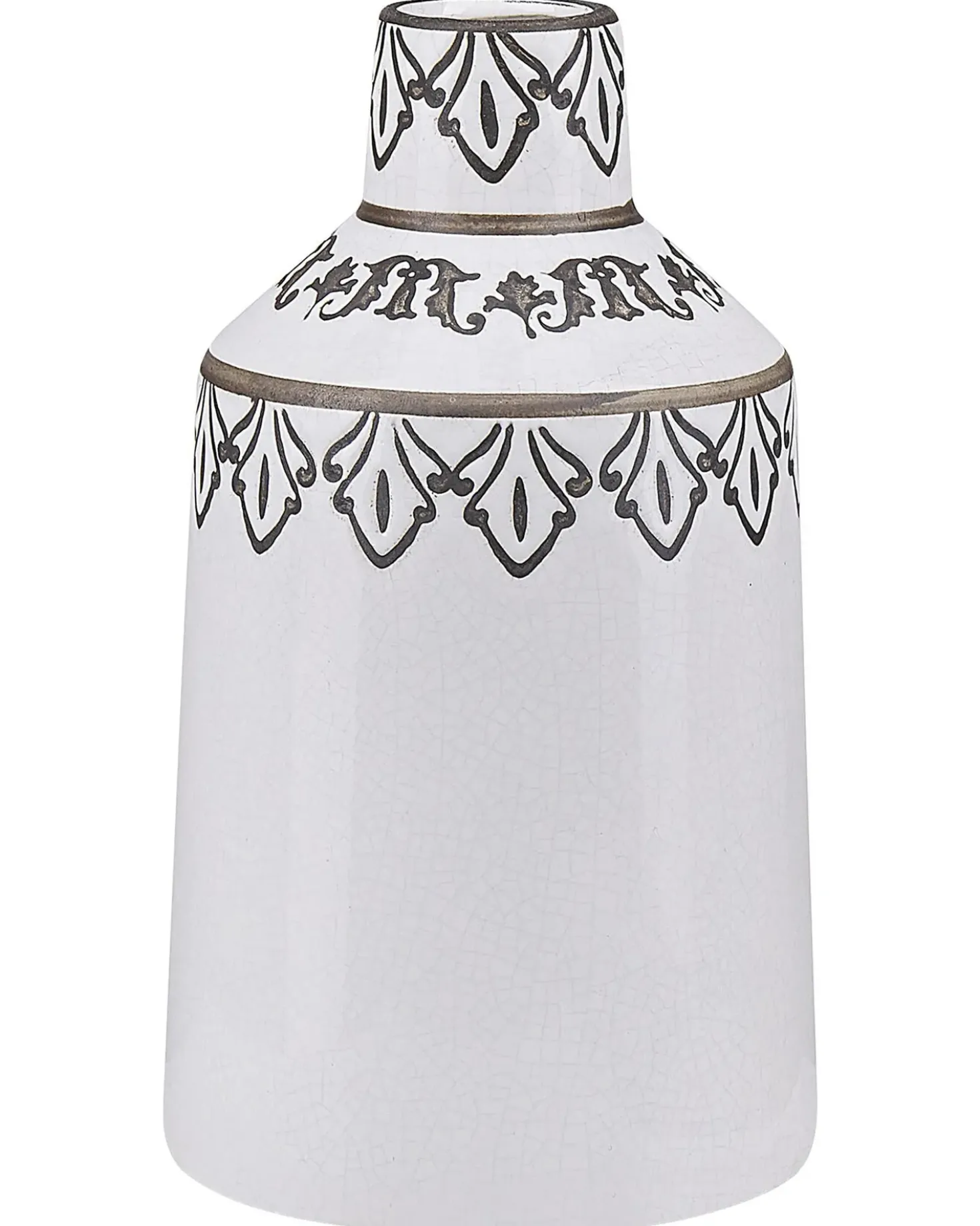 Vaso da fiori AMISOS Gres porcellanato 25 cm Bianco