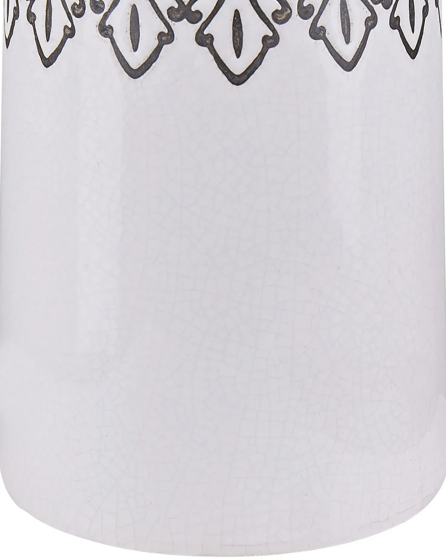 Vaso da fiori AMISOS Gres porcellanato 25 cm Bianco