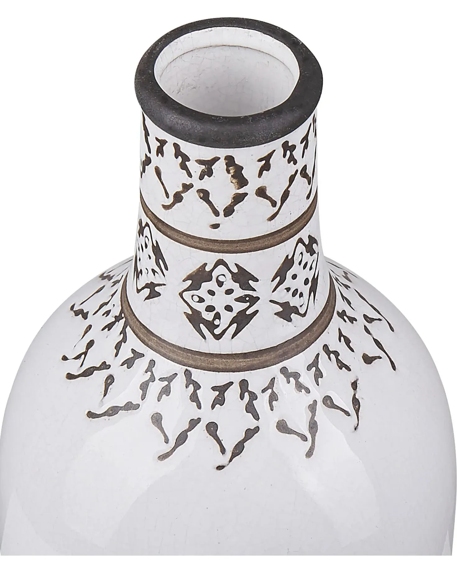 Vaso da fiori ANKON Gres porcellanato 25 cm Bianco