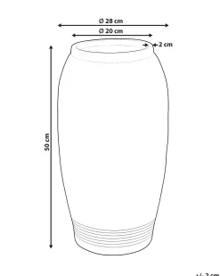 Vaso da fiori ARGINO 50 cm Grigio