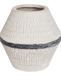 Vaso da fiori ARUNCUS Ceramica 30 cm Beige