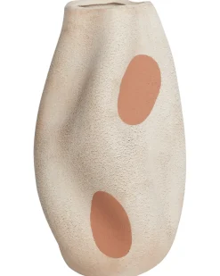 Vaso da fiori BATOIDEA Gres porcellanato 25 cm Beige chiaro