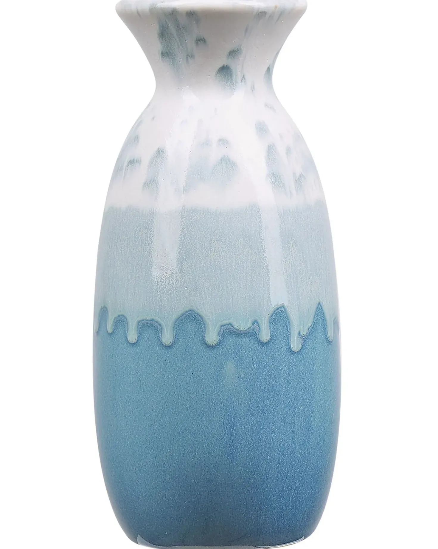 Vaso da fiori CHALCIS Gres porcellanato 25 cm Blu