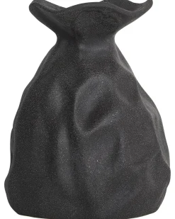 Vaso da fiori COONTAIL Gres porcellanato 31 cm Nero