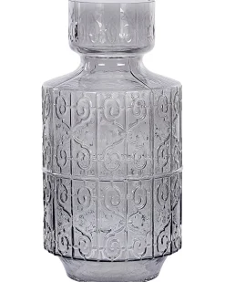 Vaso da fiori DIKELLA Vetro 33 cm Grigio