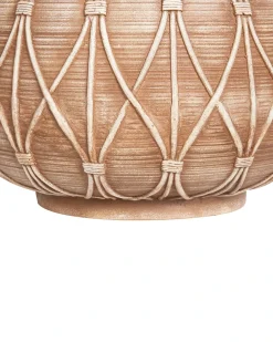 Vaso da fiori DOMOKOS Ceramica 38 cm Marrone chiaro