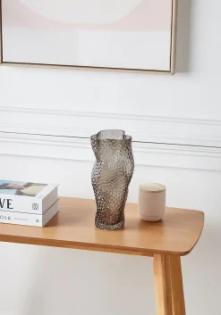 Vaso da fiori DYTIKO Vetro 31 cm Grigio