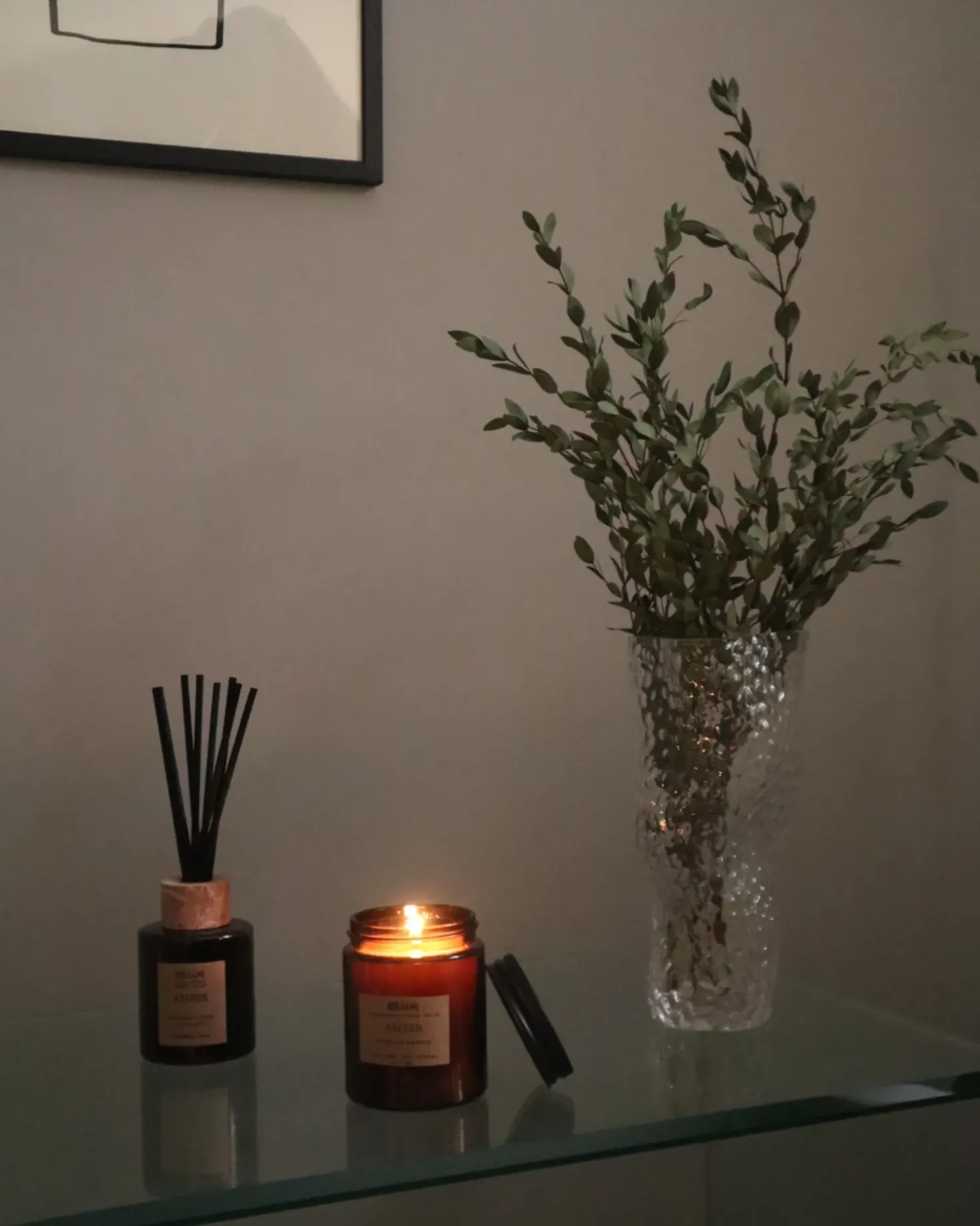 Vaso da fiori ELATOS Vetro 23 cm Trasparente