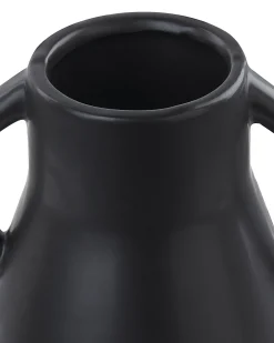 Vaso da fiori FERMI Ceramica 20 cm Nero