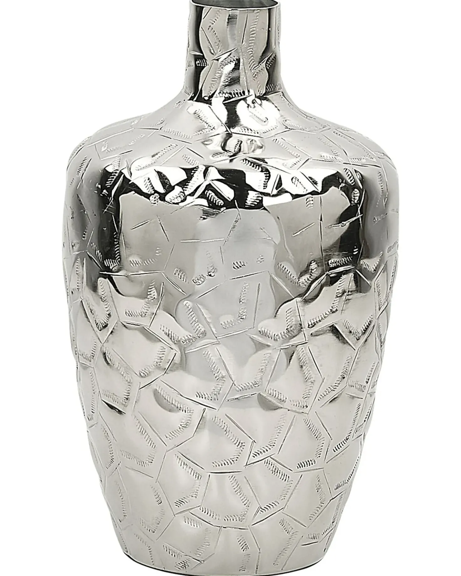Vaso da fiori INSHAS Metallo 33 cm Argento