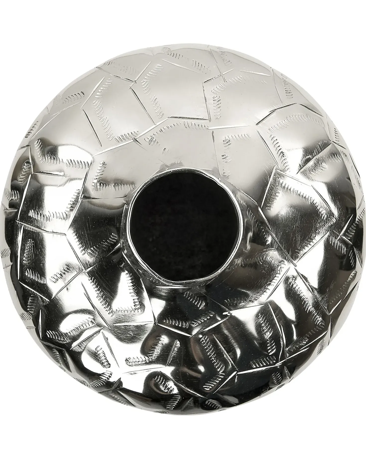 Vaso da fiori INSHAS Metallo 33 cm Argento