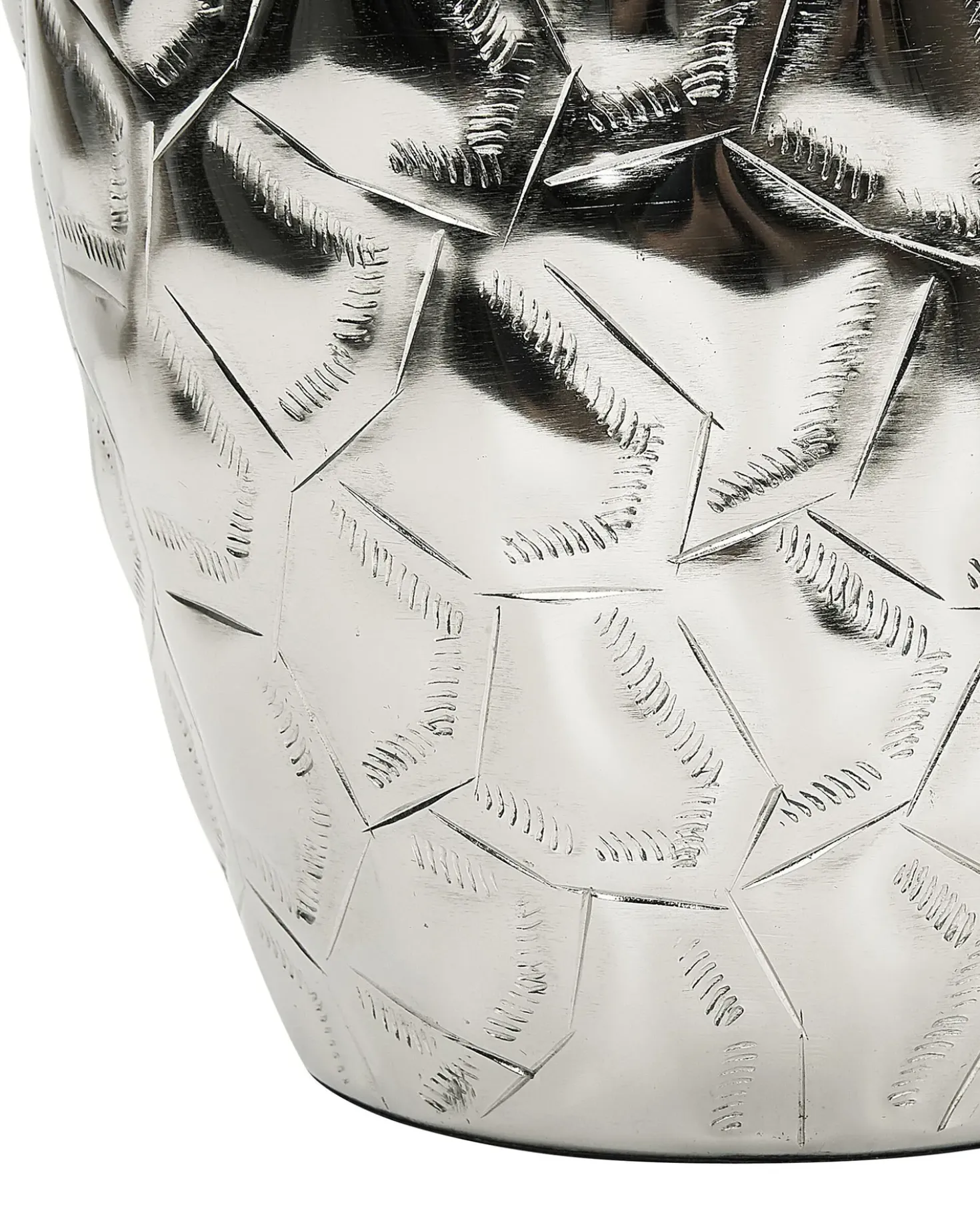 Vaso da fiori INSHAS Metallo 33 cm Argento