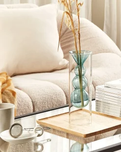 Vaso da fiori KALOCHI Vetro 27 cm Turchese