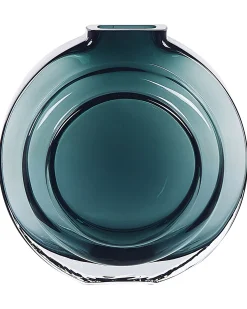 Vaso da fiori KAPELI Vetro 15 cm Turchese