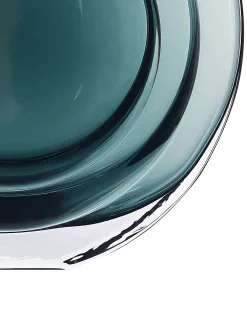 Vaso da fiori KAPELI Vetro 15 cm Turchese