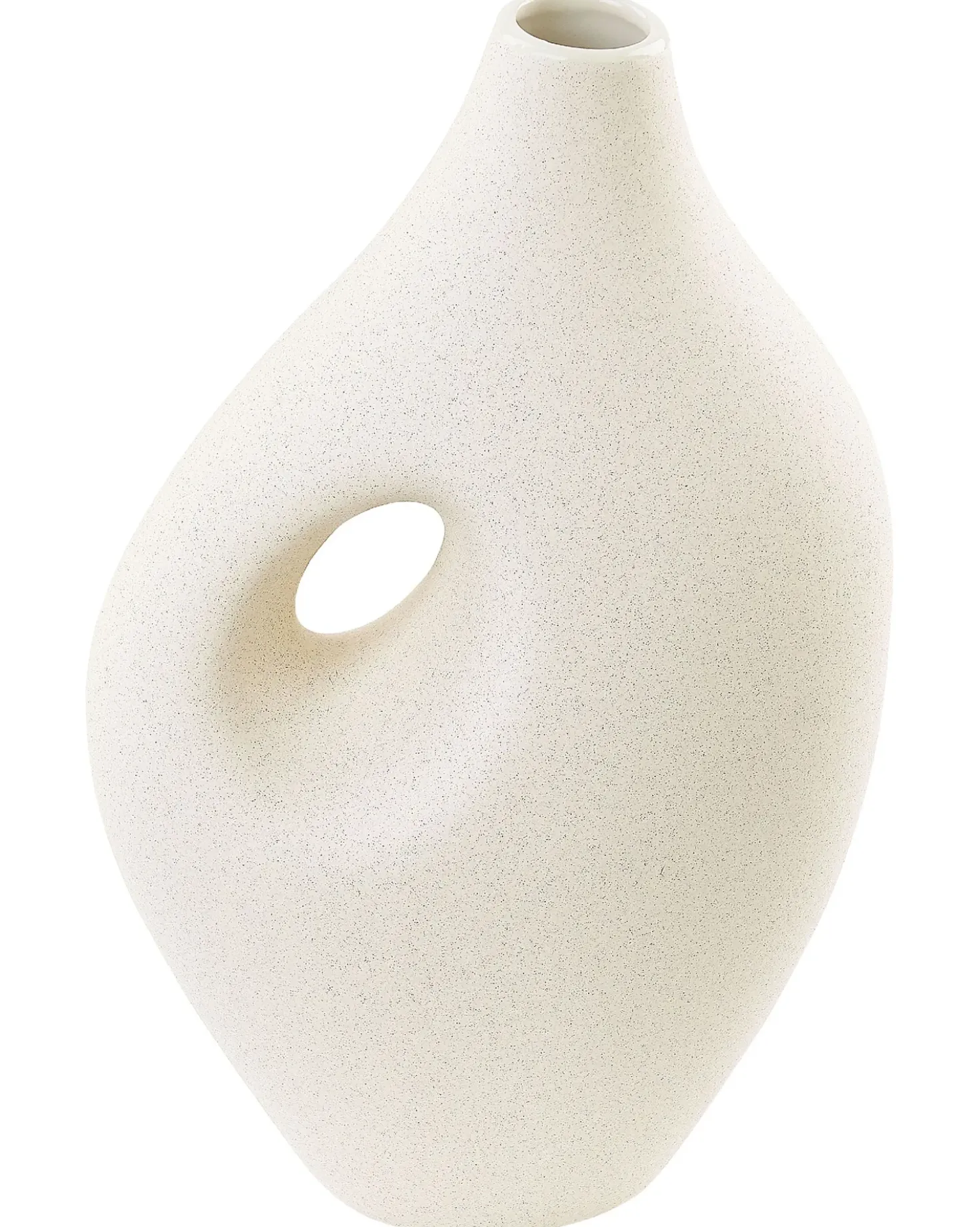Vaso da fiori KOMOTINI Ceramica 32 cm Bianco sporco