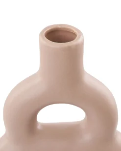 Vaso da fiori KOZANI Ceramica 28 cm Beige sabbia
