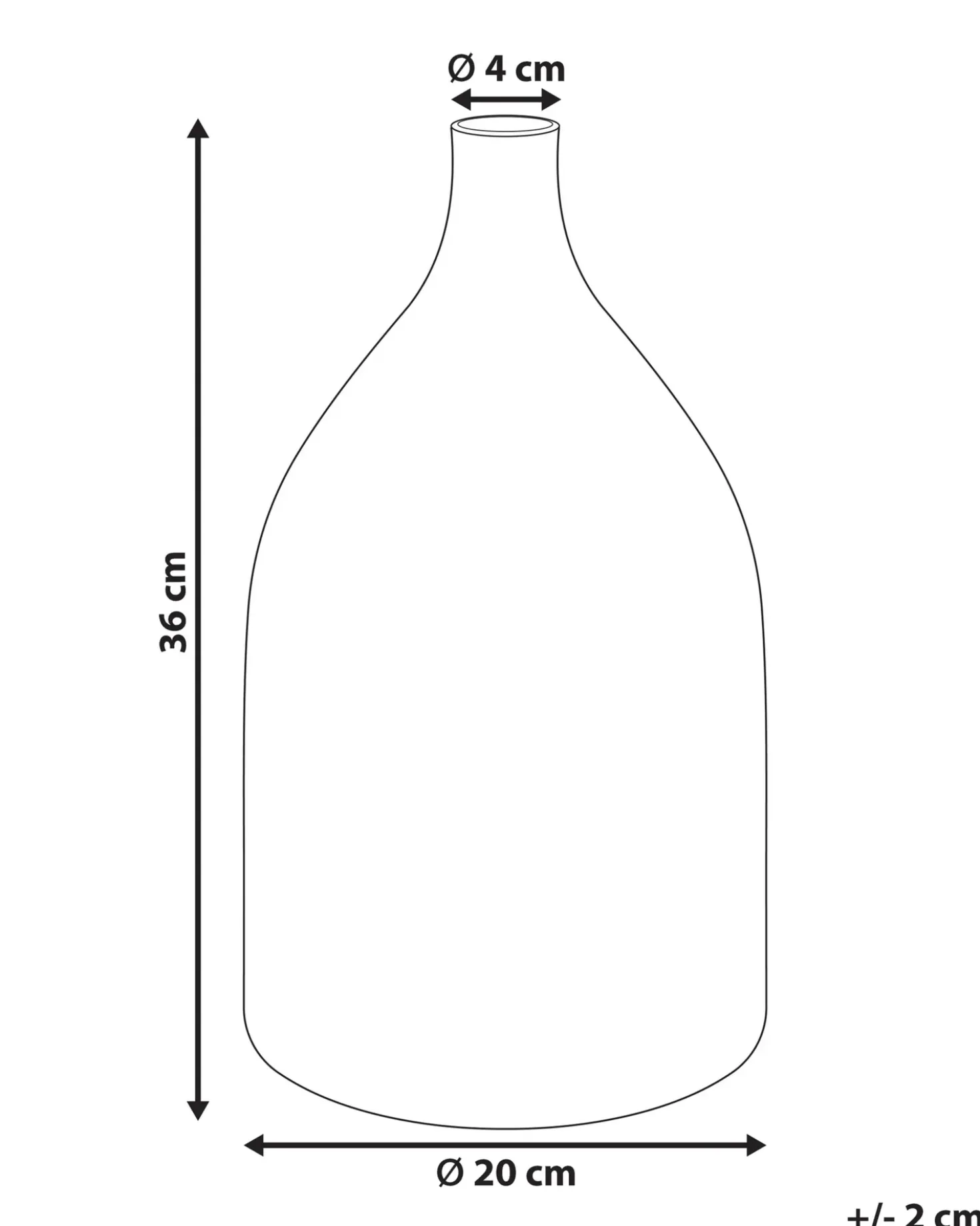 Vaso da fiori KULCHA Vetro 36 cm Multicolore