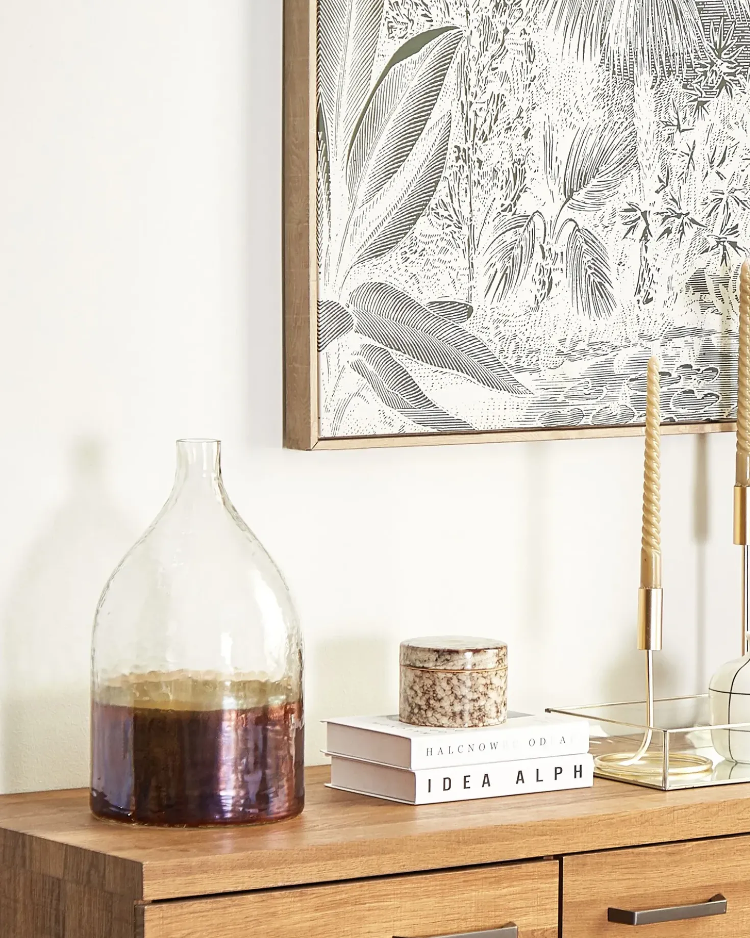 Vaso da fiori KULCHA Vetro 36 cm Multicolore