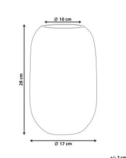 Vaso da fiori KYRAKALI Vetro 28 cm Trasparente