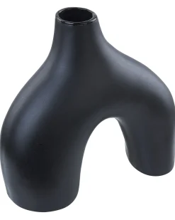 Vaso da fiori LAMIA Ceramica 30 cm Nero
