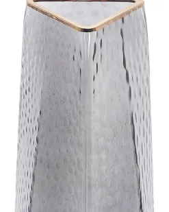 Vaso da fiori LILAIA Vetro 27 cm Grigio