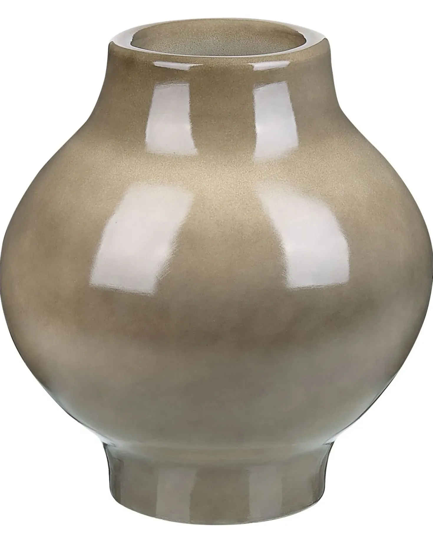 Vaso da fiori MAGAN Ceramica 31 cm Tortora
