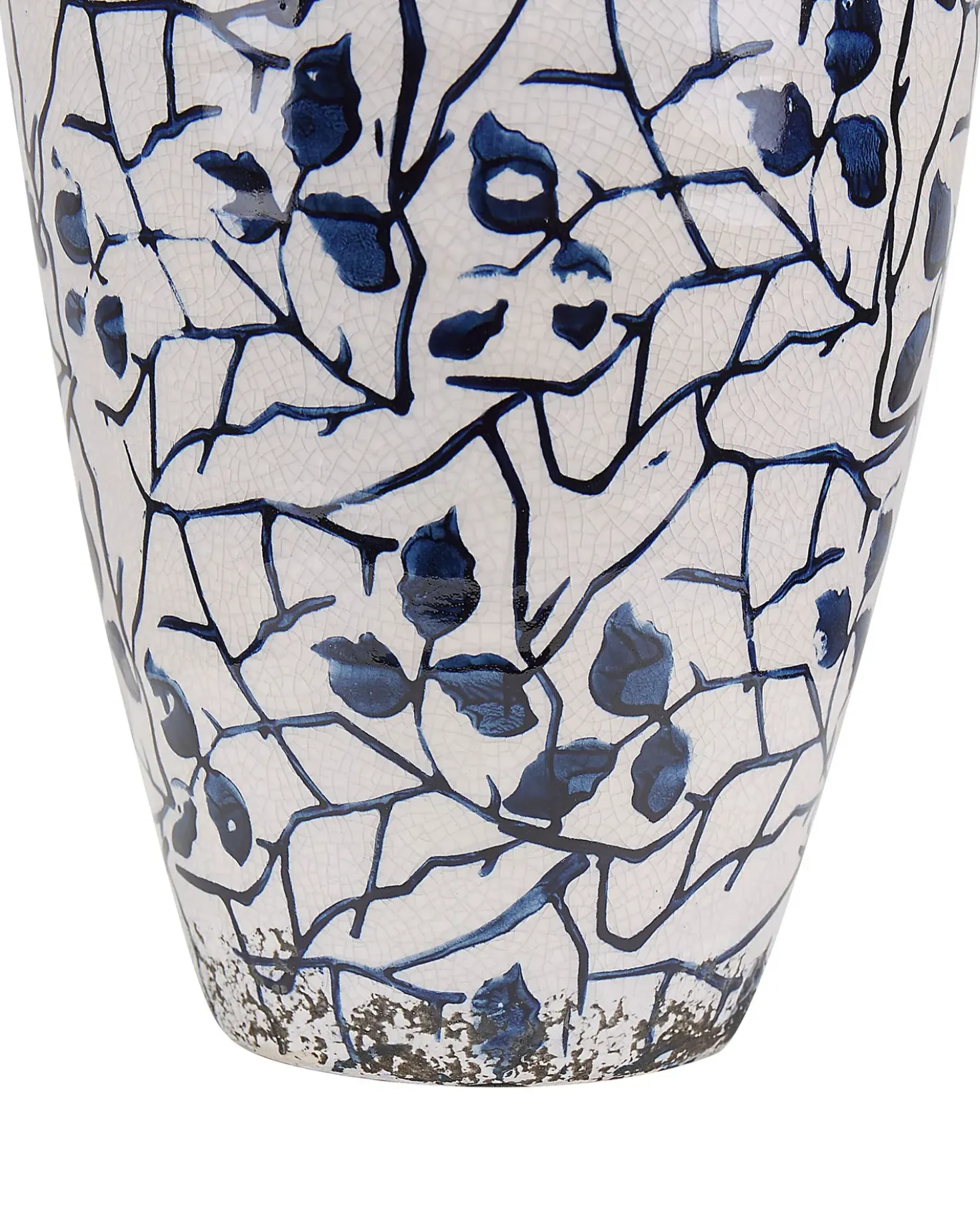 Vaso da fiori MALLIA Gres porcellanato 22 cm Bianco