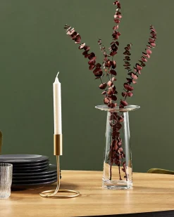 Vaso da fiori MANNA Vetro 26 cm Trasparente