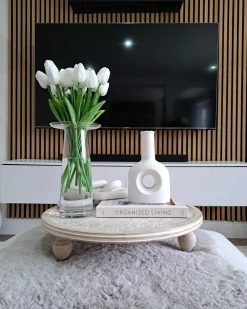 Vaso da fiori MANNA Vetro 26 cm Trasparente