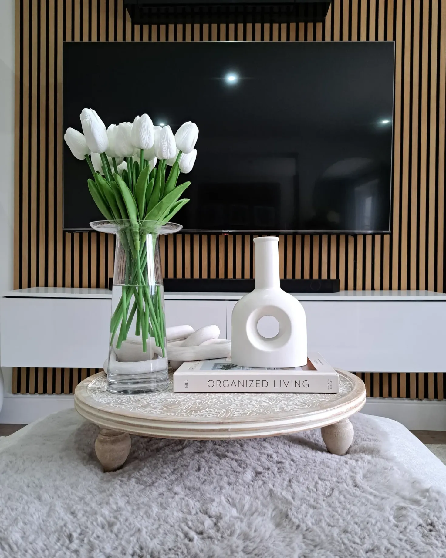 Vaso da fiori MANNA Vetro 26 cm Trasparente