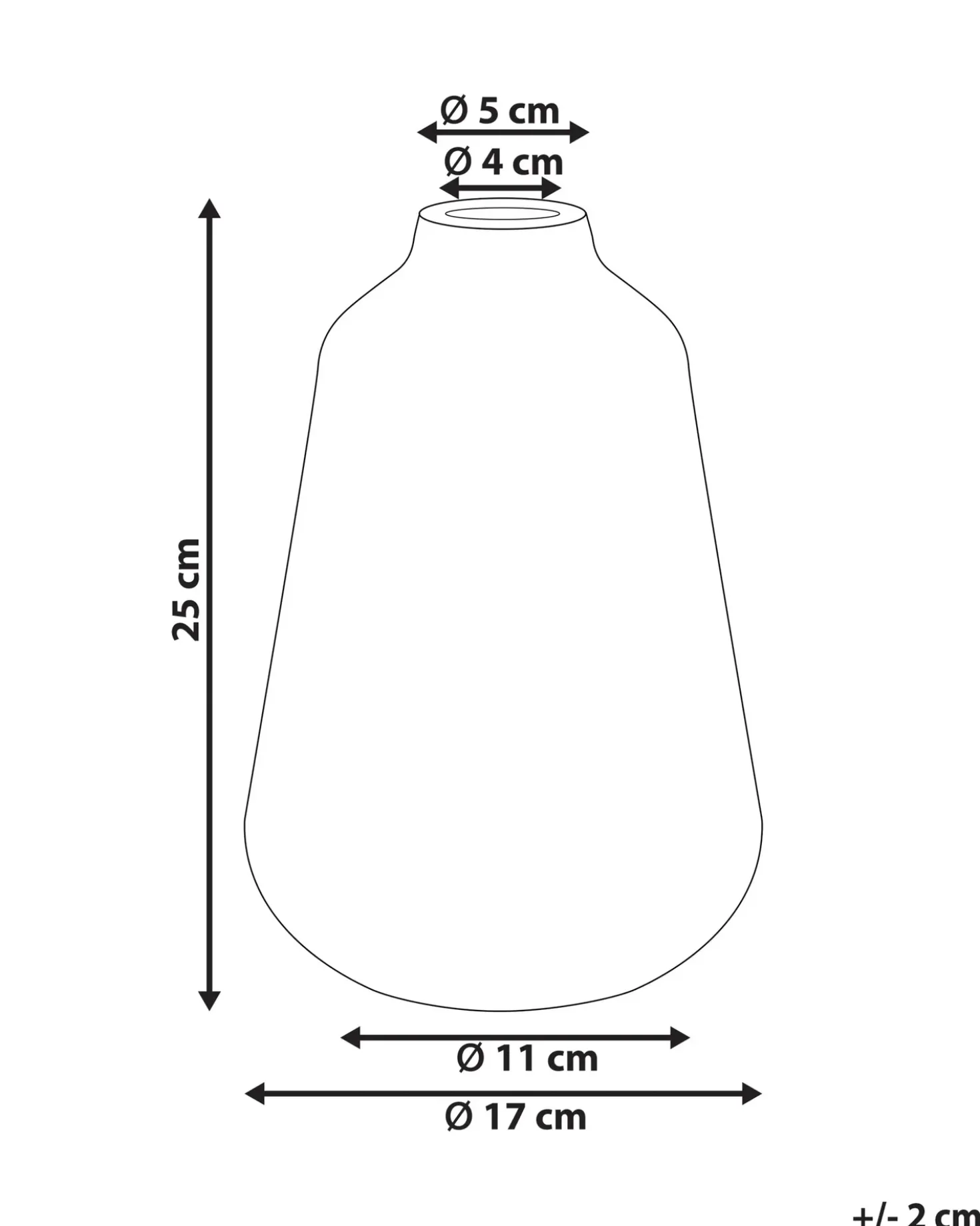 Vaso da fiori MARONEIA Gres porcellanato 25 cm Bianco