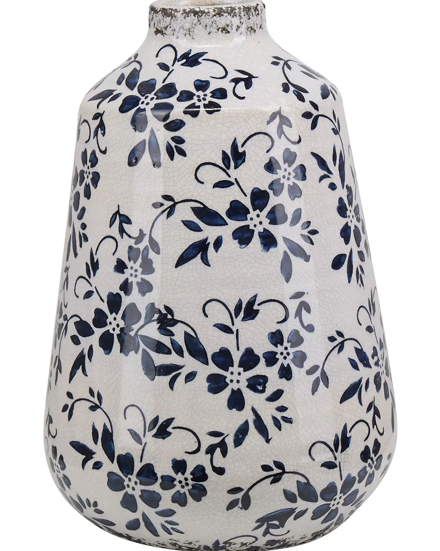 Vaso da fiori MARONEIA Gres porcellanato 25 cm Bianco