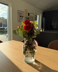 Vaso da fiori MEGALO Vetro 26 cm Grigio
