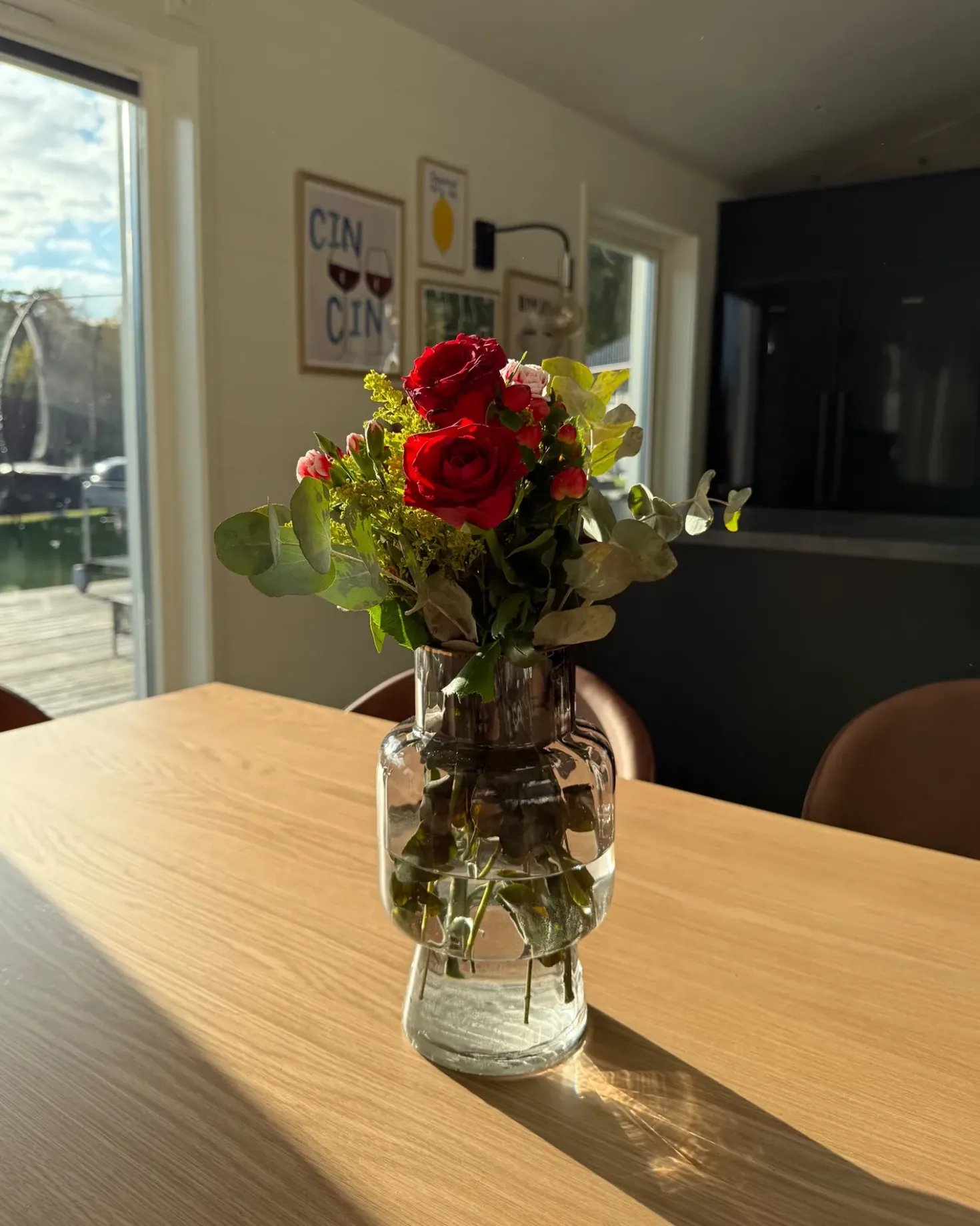 Vaso da fiori MEGALO Vetro 26 cm Grigio