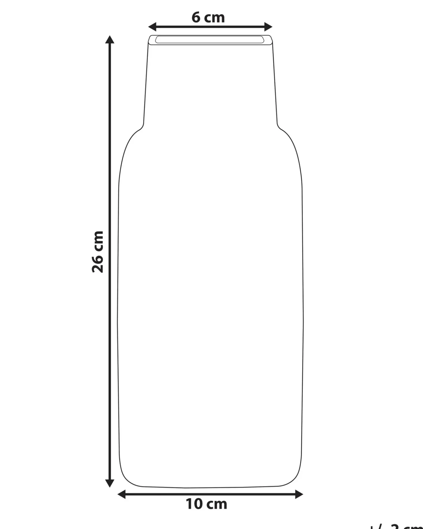 Vaso da fiori MERBAKA Vetro 26 cm Verde smeraldo