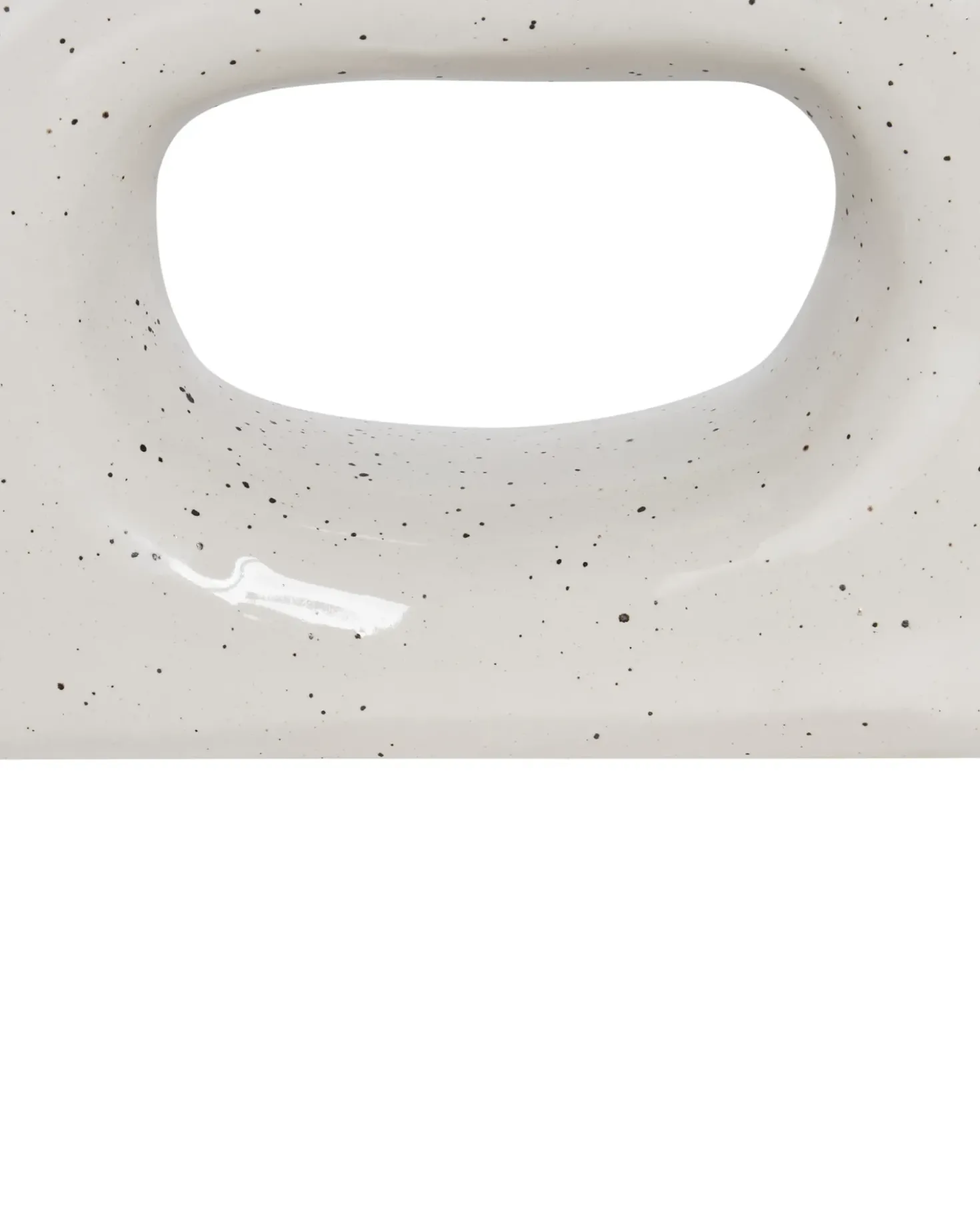 Vaso da fiori MOONEYE Gres porcellanato 19 cm Bianco sporco