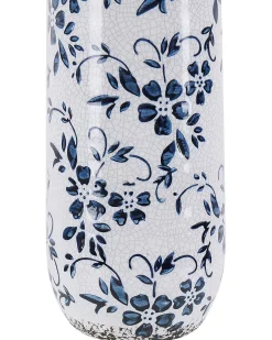 Vaso da fiori MULAI Gres porcellanato 30 cm Bianco