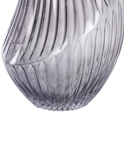 Vaso da fiori MYRSINA Vetro 36 cm Grigio