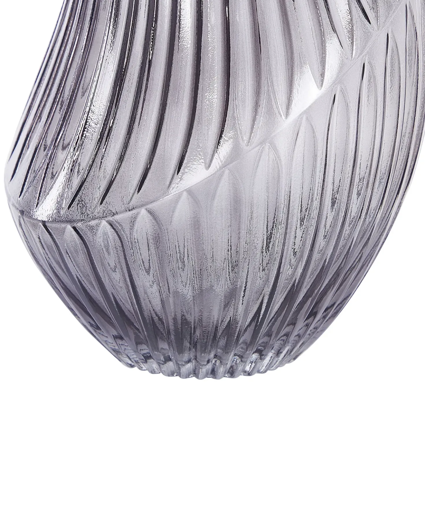 Vaso da fiori MYRSINA Vetro 36 cm Grigio