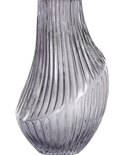 Vaso da fiori MYRSINA Vetro 36 cm Grigio