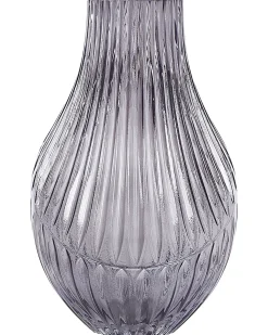 Vaso da fiori MYRSINA Vetro 36 cm Grigio