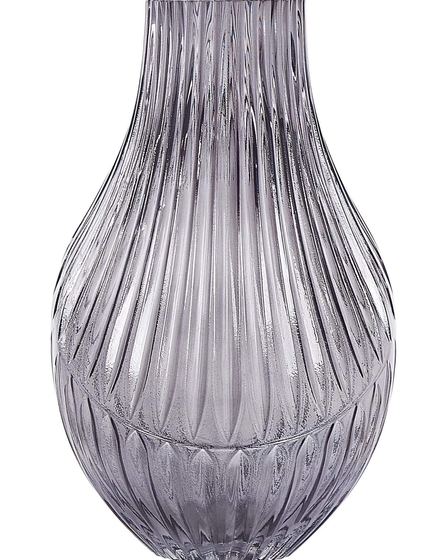 Vaso da fiori MYRSINA Vetro 36 cm Grigio