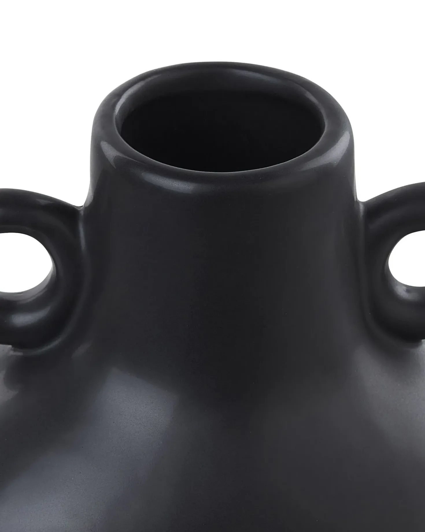 Vaso da fiori NAFPLIO Ceramica 20 cm Nero