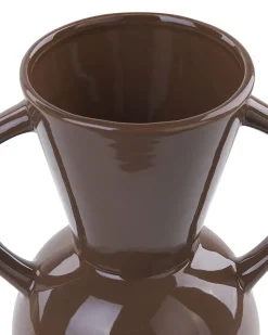 Vaso da fiori ORESTIADA Ceramica 19 cm Marrone