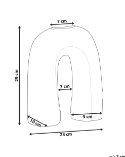 Vaso da fiori PERCH Gres porcellanato 29 cm Marrone